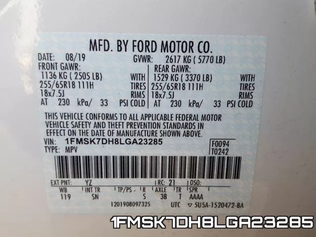 1FMSK7DH8LGA23285 фото 2