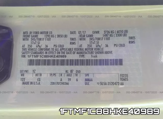 1FTMF1C88HKE40989 фото 10
