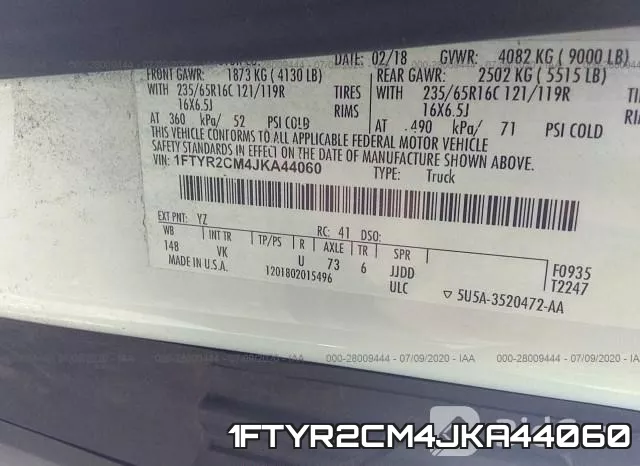 1FTYR2CM4JKA44060 фото 10