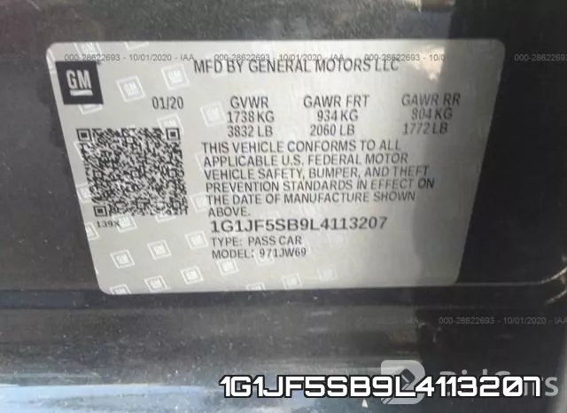 1G1JF5SB9L4113207 фото 10