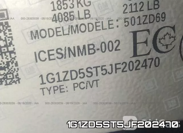 1G1ZD5ST5JF202470 фото 10