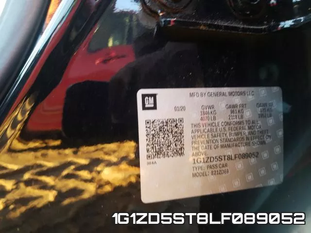 1G1ZD5ST8LF089052 фото 2