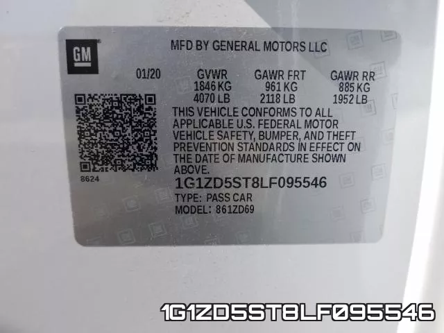 1G1ZD5ST8LF095546 фото 2