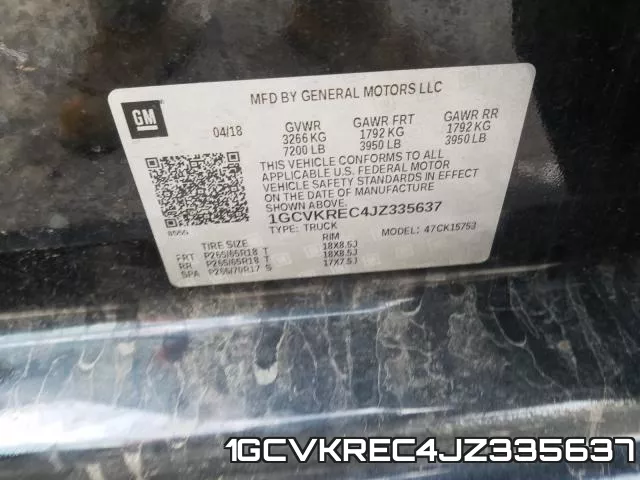1GCVKREC4JZ335637 фото 2