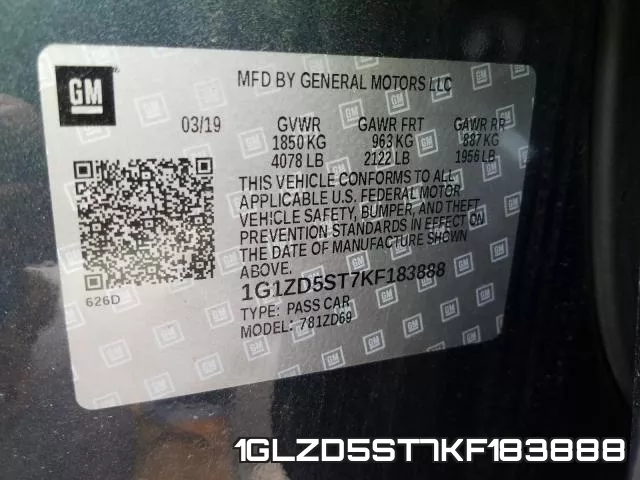 1GLZD5ST7KF183888 фото 2