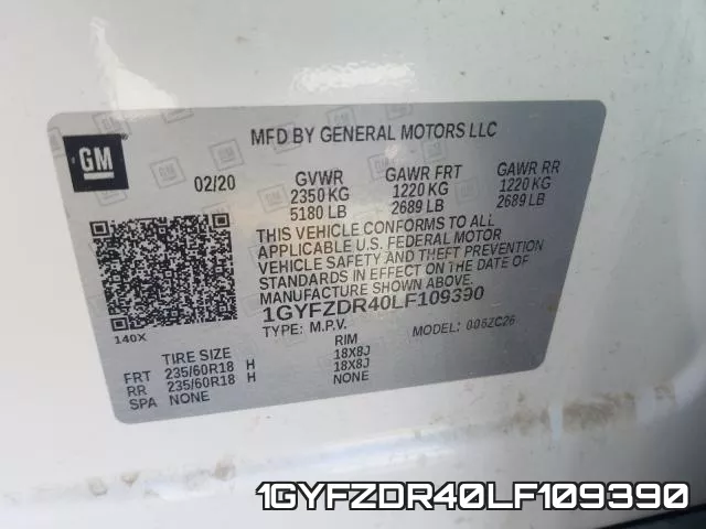 1GYFZDR40LF109390 фото 2