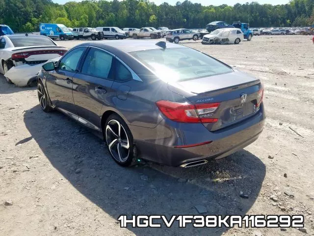 1HGCV1F38KA116292 фото 3