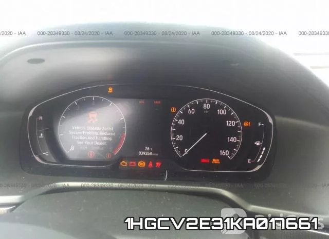 1HGCV2E31KA017661 фото 8