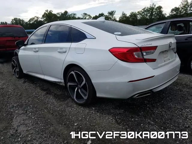 1HGCV2F30KA001773 фото 4