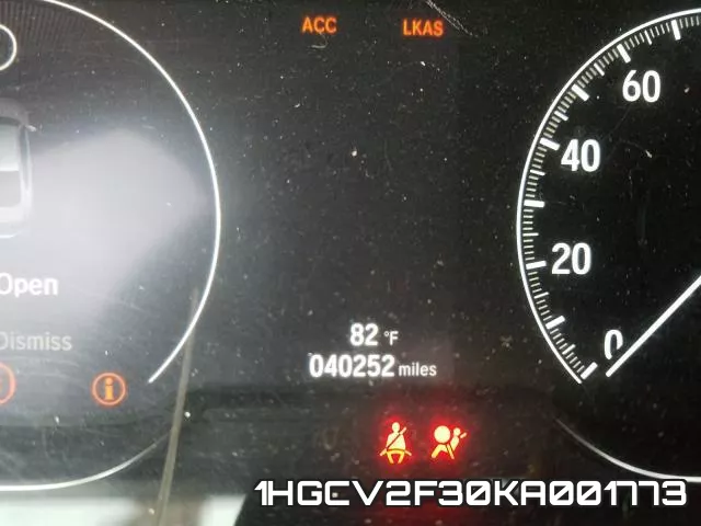 1HGCV2F30KA001773 фото 9