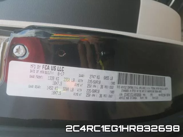 2C4RC1EG1HR832698 фото 2