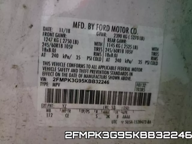 2FMPK3G95KBB32246 фото 2