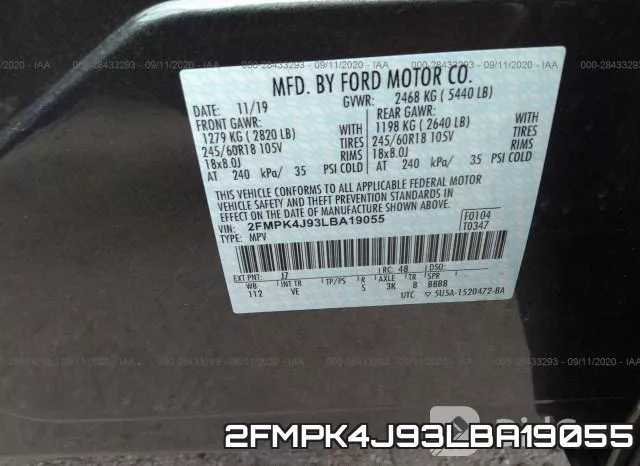 2FMPK4J93LBA19055 фото 10
