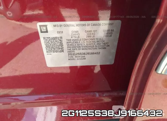 2G1125S38J9166432 фото 10