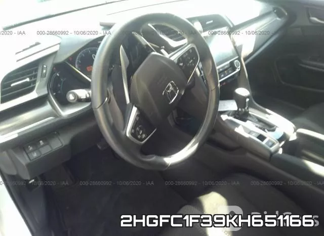 2HGFC1F39KH651166 фото 6