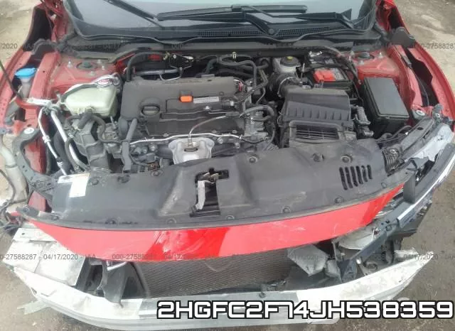 2HGFC2F74JH538359 фото 2