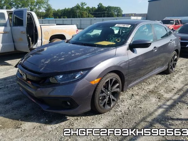 2HGFC2F83KH598563 фото 3