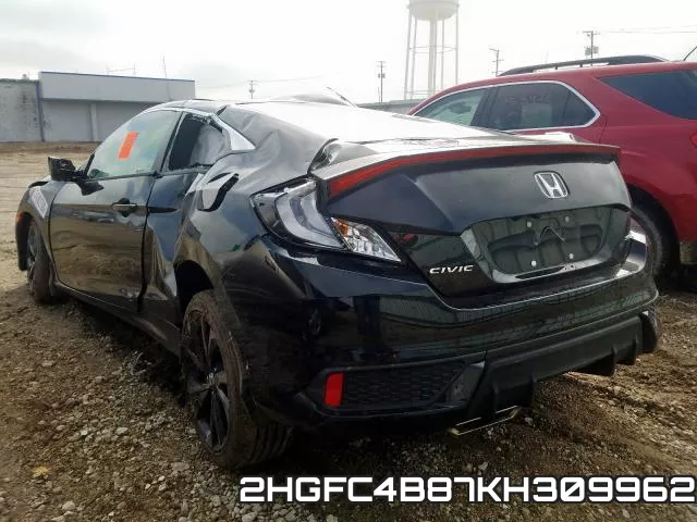 2HGFC4B87KH309962 фото 4