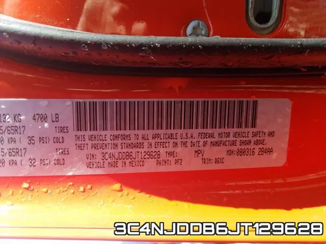 3C4NJDDB6JT129628 фото 2