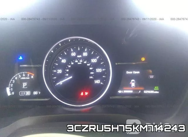 3CZRU5H75KM714243 фото 8