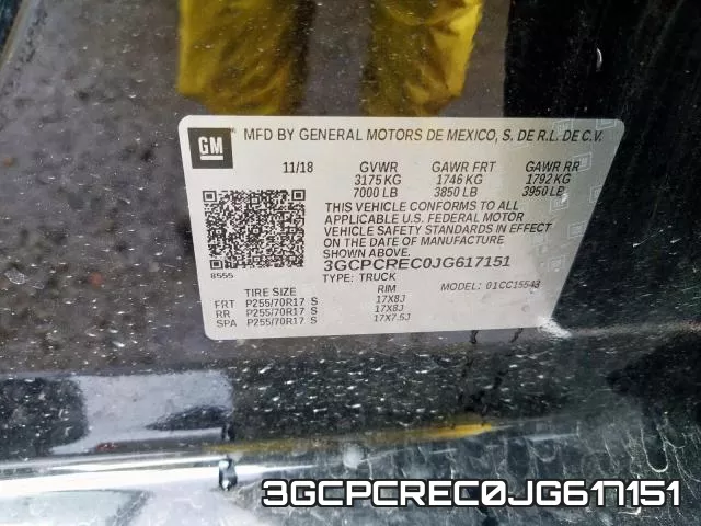 3GCPCREC0JG617151 фото 2