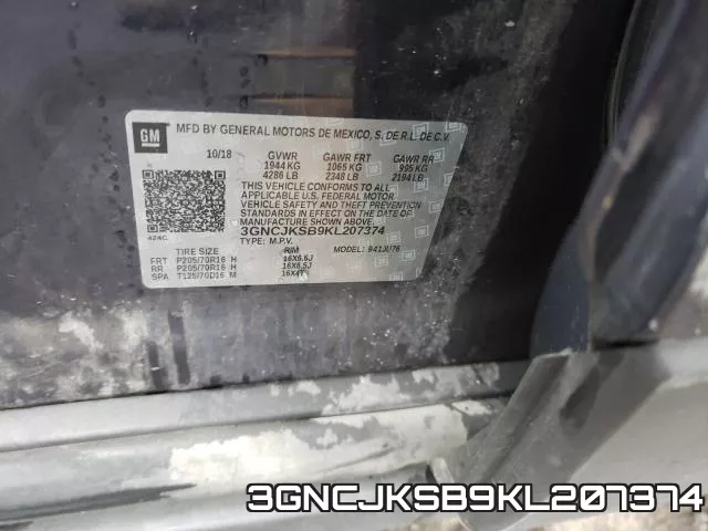 3GNCJKSB9KL207374 фото 2