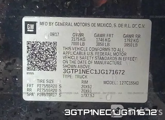 3GTP1NEC1JG171672 фото 10