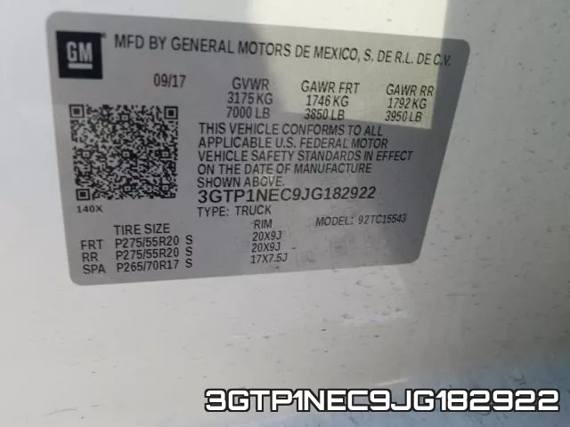 3GTP1NEC9JG182922 фото 2