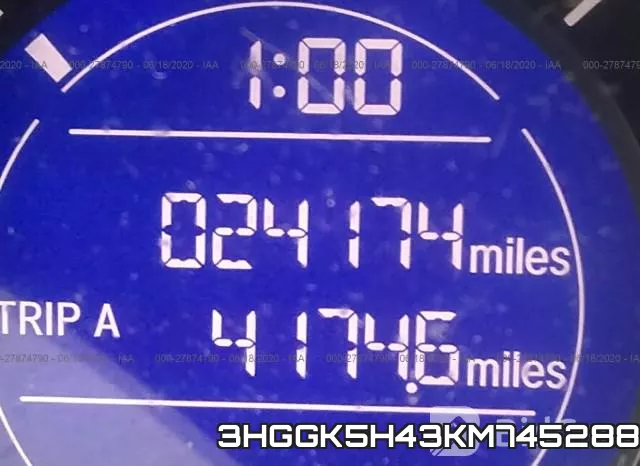 3HGGK5H43KM745288 фото 8