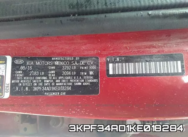 3KPF34AD1KE018284 фото 10