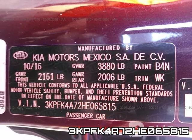 3KPFK4A72HE065815 фото 9