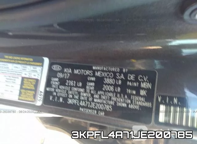 3KPFL4A71JE200785 фото 10