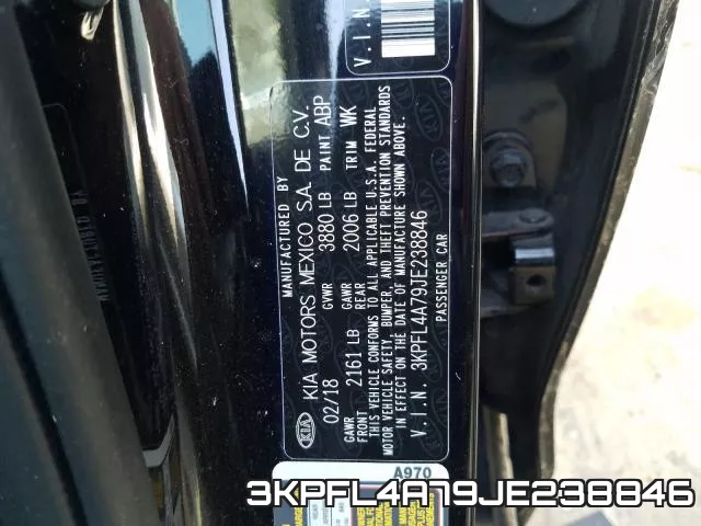 3KPFL4A79JE238846 фото 2