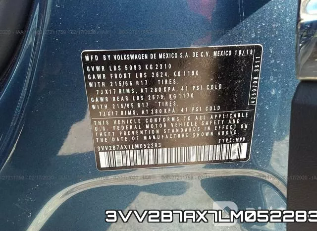 3VV2B7AX7LM052283 фото 9