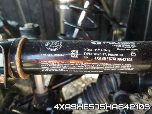 4XASHE575HA642103 фото 2