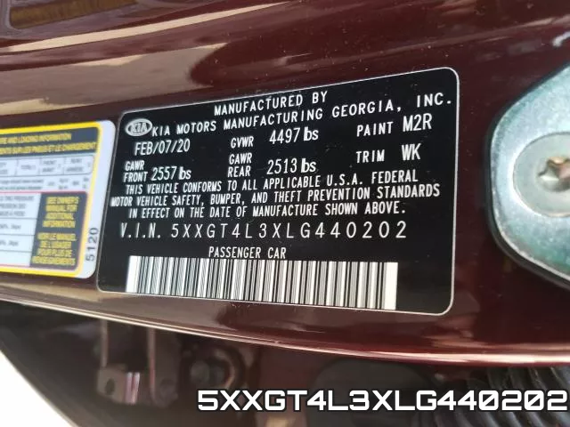 5XXGT4L3XLG440202 фото 2