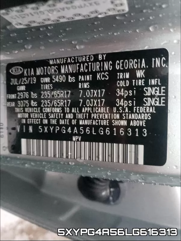 5XYPG4A56LG616313 фото 2