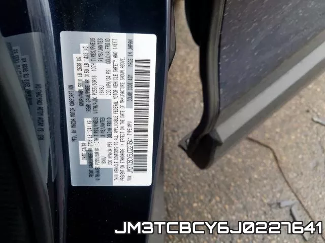 JM3TCBCY6J0227641 фото 2