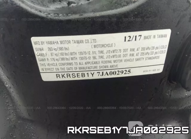 RKRSEB1Y7JA002925 фото 2