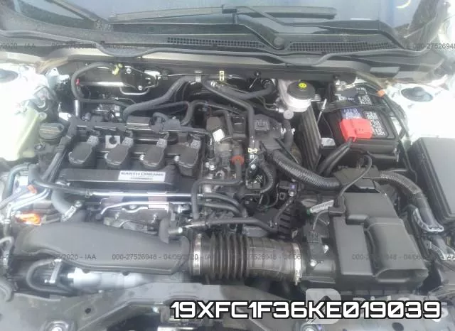 19XFC1F36KE019039 фото 2
