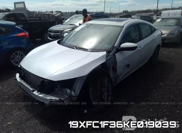 19XFC1F36KE019039 фото 3