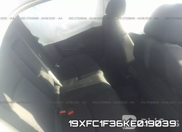19XFC1F36KE019039 фото 8