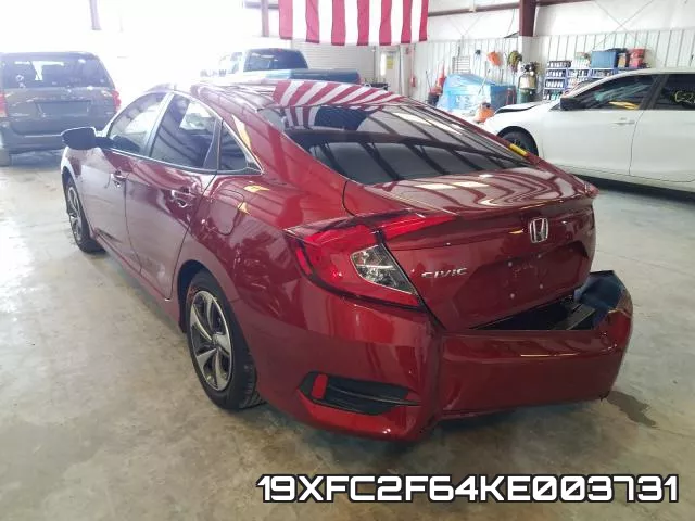 19XFC2F64KE003731 фото 3
