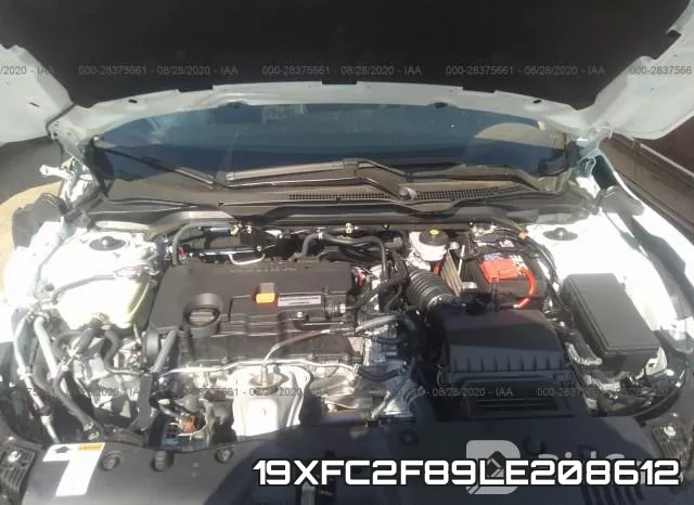 19XFC2F89LE208612 фото 2
