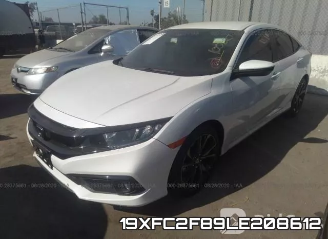 19XFC2F89LE208612 фото 3