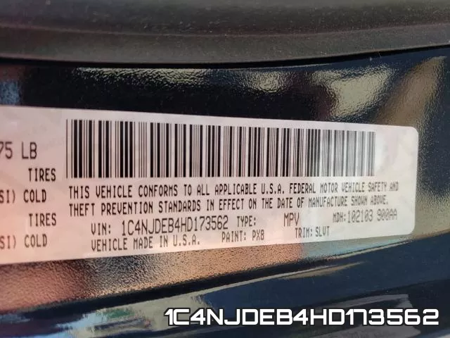 1C4NJDEB4HD173562 фото 2