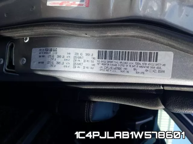 1C4PJLAB1W578601 фото 2