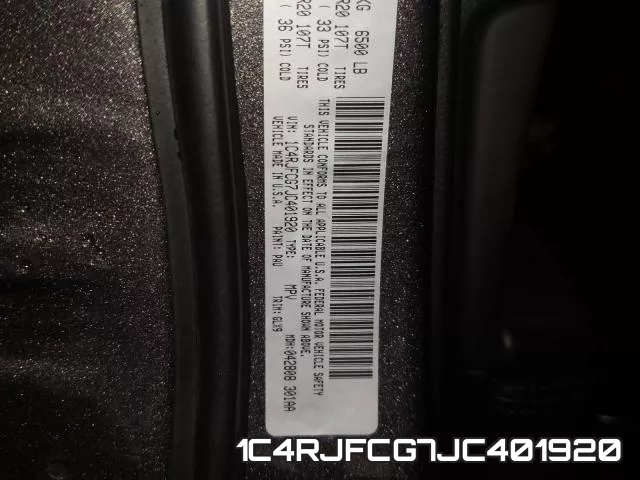 1C4RJFCG7JC401920 фото 2