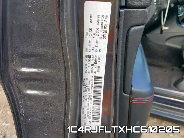 1C4RJFLTXHC610205 фото 2