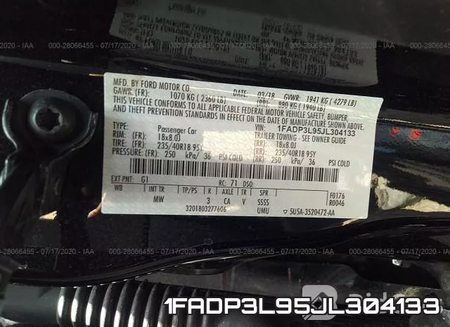 1FADP3L95JL304133 фото 10